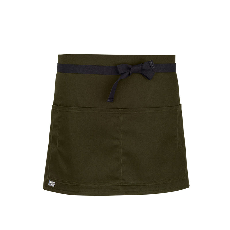 cheftog.com  Jalapeno Performance Quarter Length Four Pocket Server Apron 2111-41CT-4P