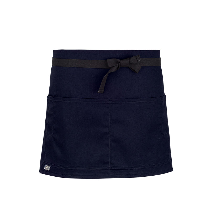 cheftog.com  Navy Performance Quarter Length Four Pocket Server Apron 2111-10CT-4P