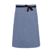 cheftog.com  Blue Stone Performance Three Quarter Length Four Pocket Server Apron 2131-57CT-4P