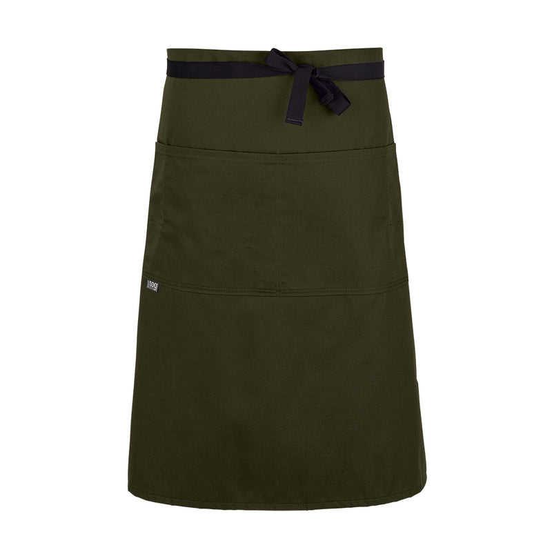 cheftog.com  Jalapeno Performance Three Quarter Length Four Pocket Server Apron 2131-41CT-4P