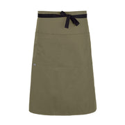 cheftog.com  Khaki Performance Three Quarter Length Four Pocket Server Apron 2131-04CT-4P
