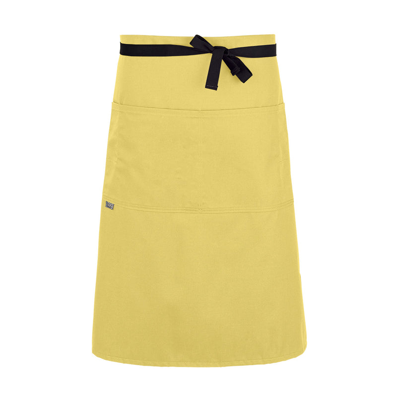 cheftog.com  Lemon Performance Three Quarter Length Four Pocket Server Apron 2131-29CT-4P