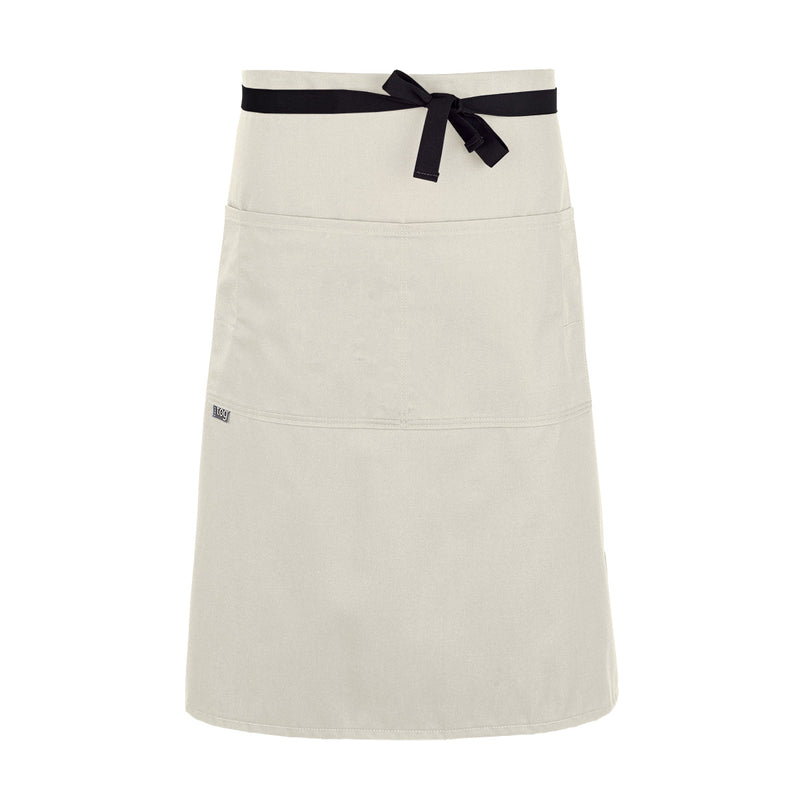 cheftog.com  Natural Performance Three Quarter Length Four Pocket Server Apron 2131-51CT-4P