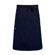 cheftog.com  Navy Performance Three Quarter Length Four Pocket Server Apron 2131-10CT-4P