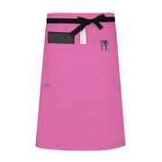 cheftog.com  Fuchsia Performance Three Quarter Length Three Pocket Server Apron 2131-53CT-3P