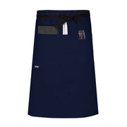 cheftog.com  Navy Performance Three Quarter Length Three Pocket Server Apron 2131-10CT-3P